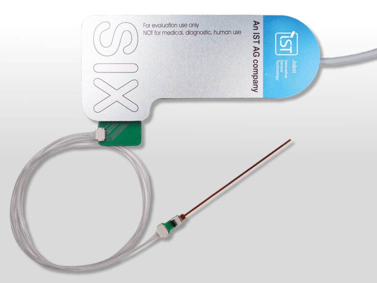Six Transmitter wiht strip type Biosensor B.IV4 connected